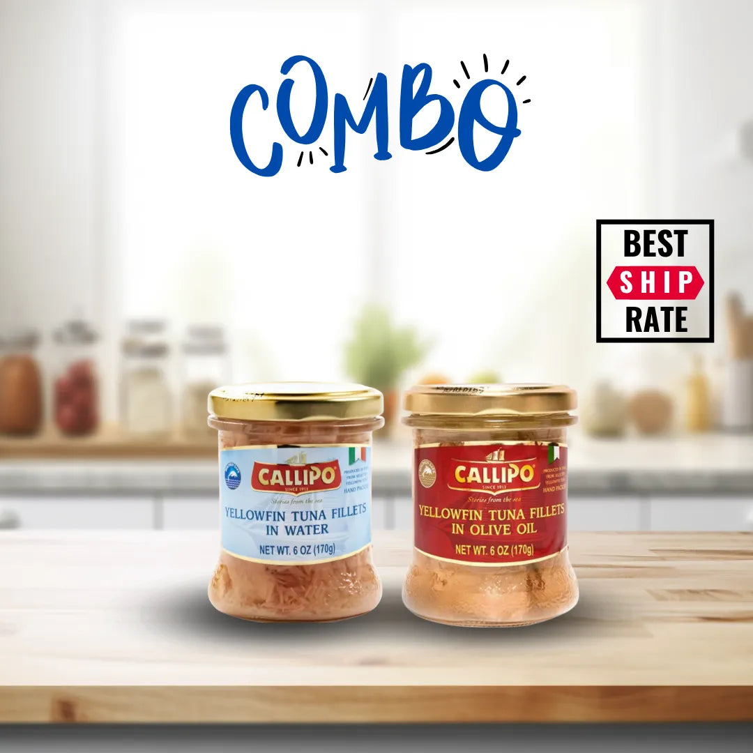 Callipo Yellowfin Tuna Variety Pack – Combo (24 Jars)