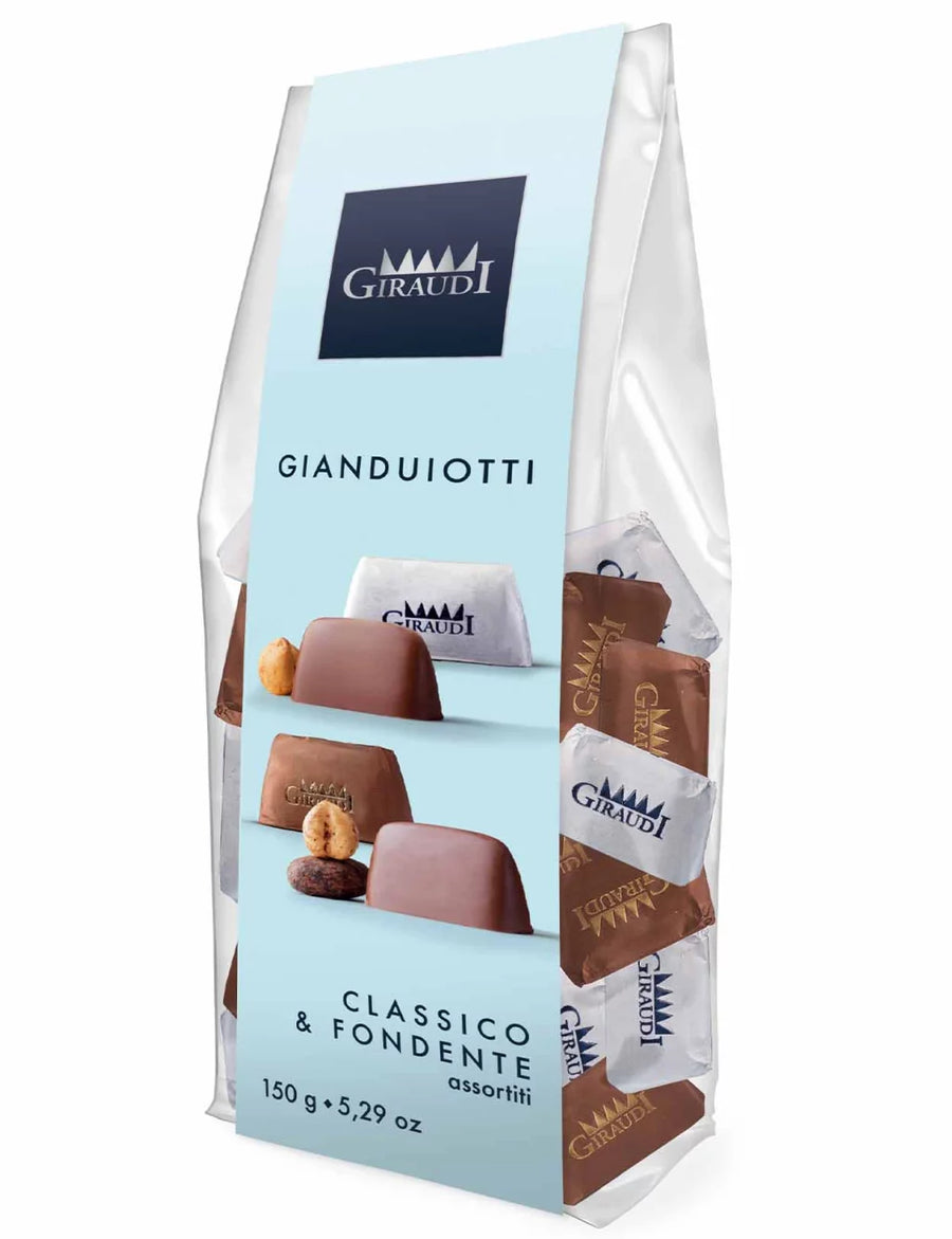 Giraudi Gianduiotti Black Label Dark Hazelnut 5.3oz 6 Units