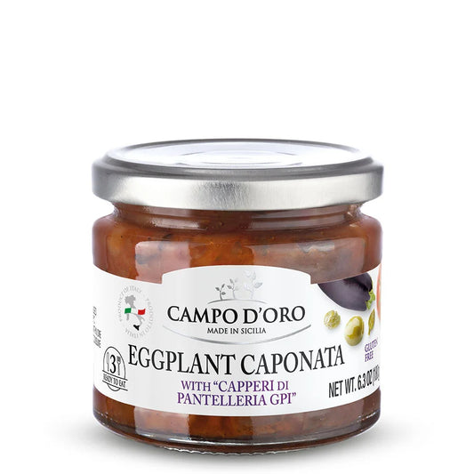 Campo D'Oro Eggplant Caponata 6.3oz (180gr) 6 Units