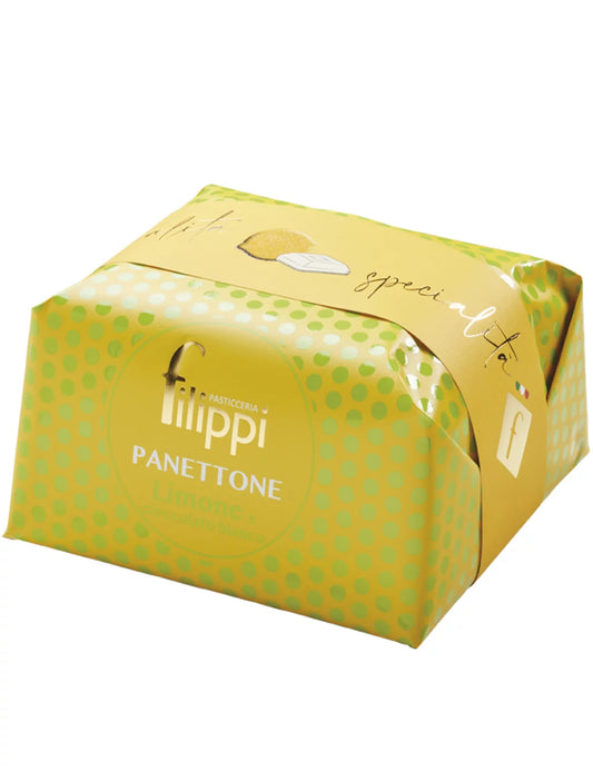 Filippi Panettone Limone White Chocolate 17.6oz 6 Units