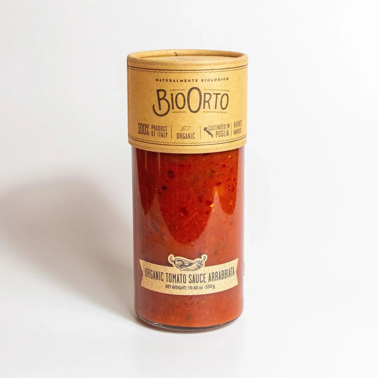 Bio Orto Organic Arrabbiata Sauce 19.4 oz (550g) 6 Units