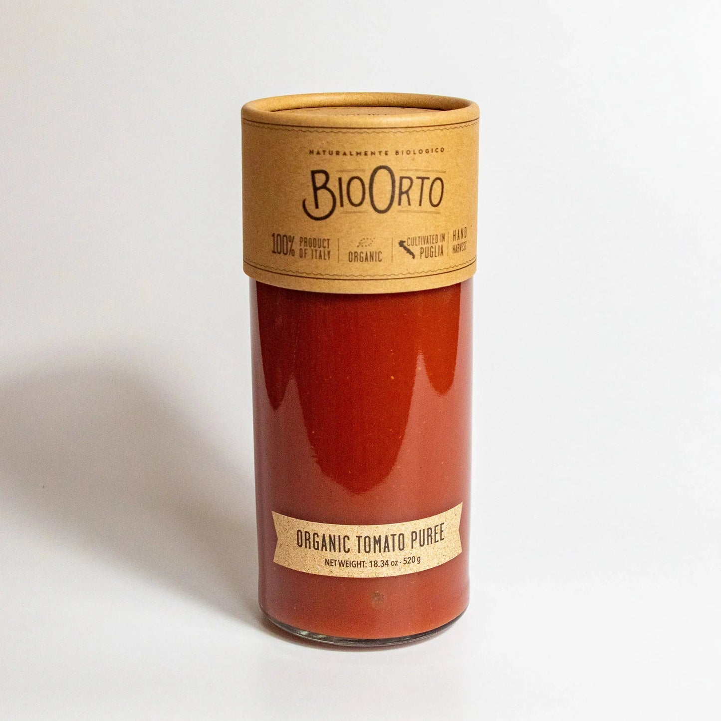 Bio Orto Organic Tomato Pulp 17.58 oz (520ml) 6 Units