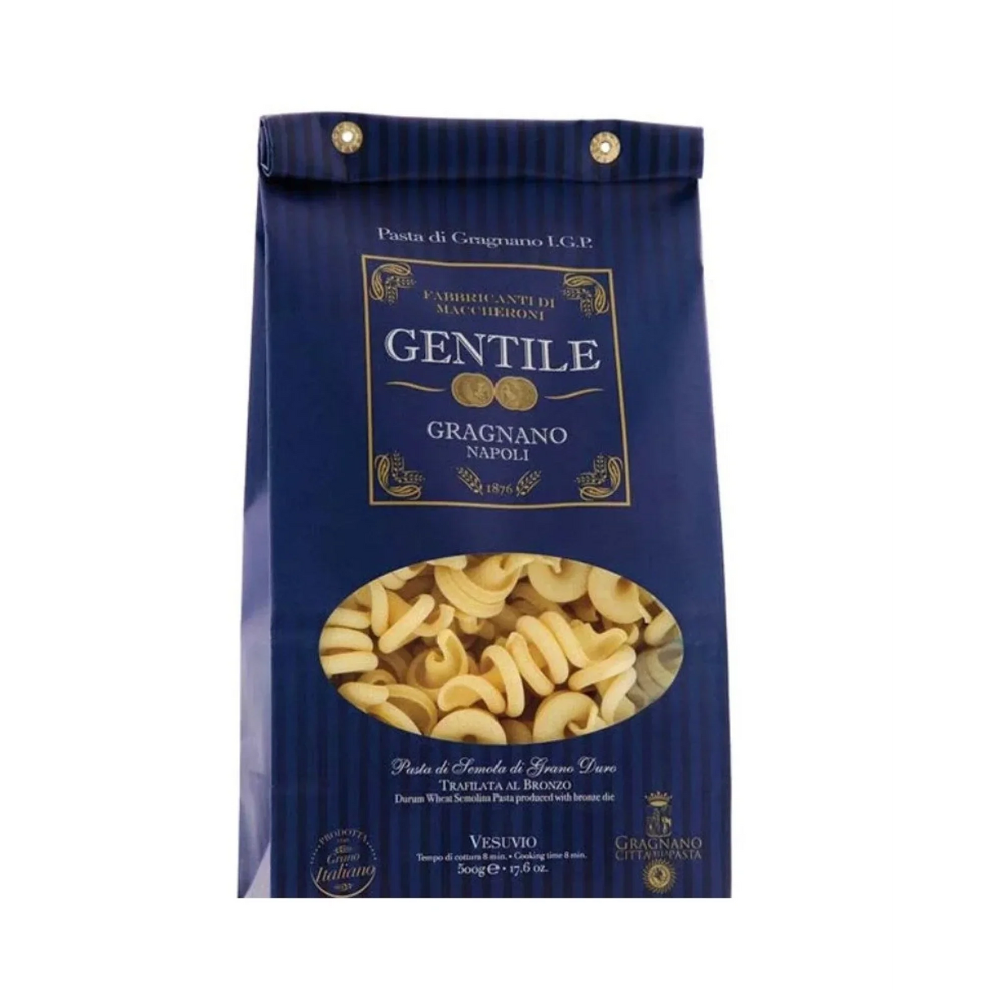 Pastificio Gentile Gragnano Pasta I.G.P. 500gr (1.1 Lbs) 12 Units