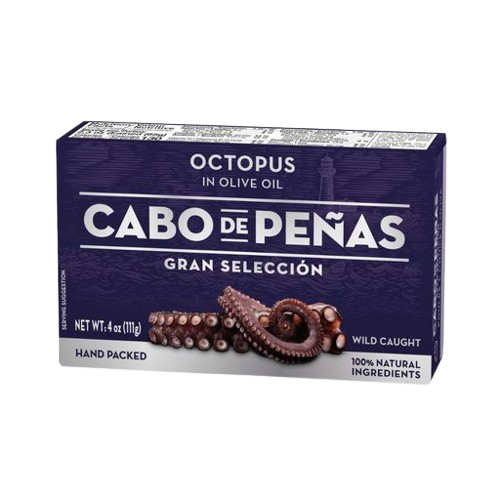 Cabo de Peñas Octopus in Olive Oil 111 g – 24/case