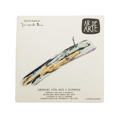 Ar de Arte Razor Shell with Garlic & Chilli 110 g – 12/case