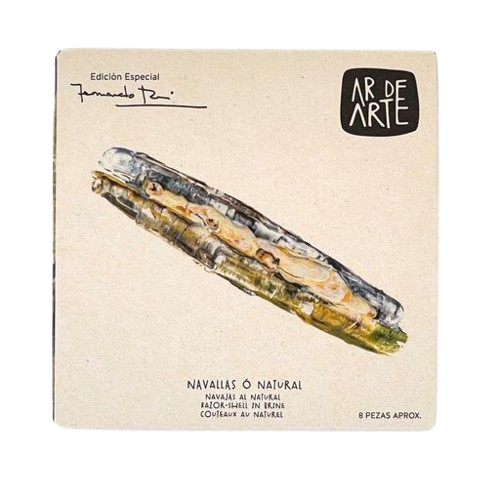 Ar de Arte Razor Shell in Brine 110 g – 12/case