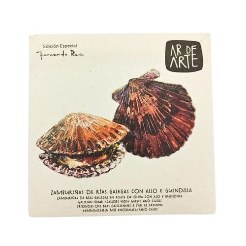 Ar de Arte Scallops with Garlic and Chilli 110 g – 12/case