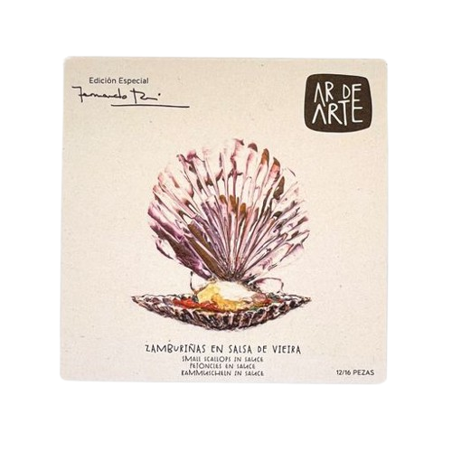 Ar de Arte Scallops in Vieira Sauce 110 g – 12/case