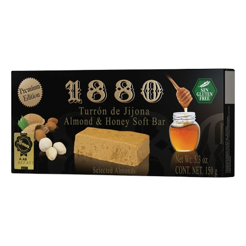 1880 Almond & Honey Soft Bar Premium Edition 150 g – 15/case