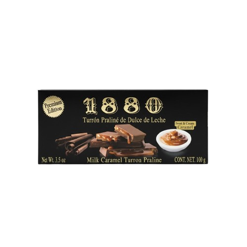 1880 Milk Caramel Turrón Praline Supreme 100 g – 15/case