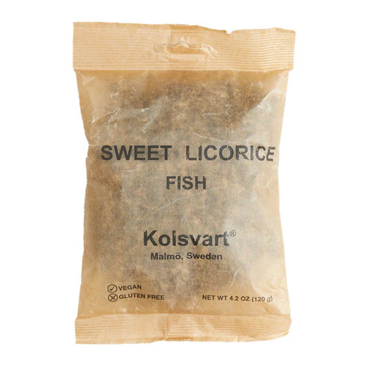 Kolsvart Sweet Licorice 4.2oz (120gr) 15 Units
