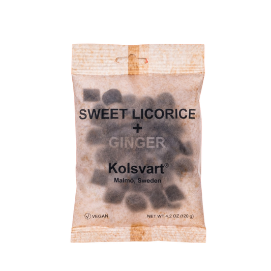 Kolsvart Sweet Licorice + Ginger 4.25oz – 15/case