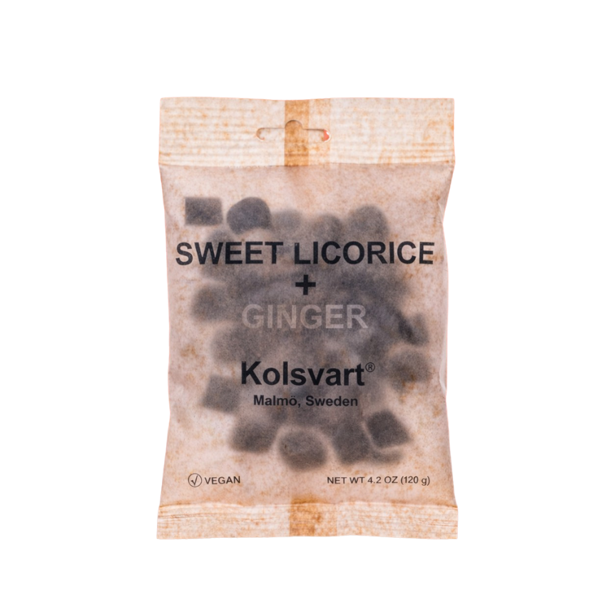 Kolsvart Sweet Licorice + Ginger 4.25oz – 15/case