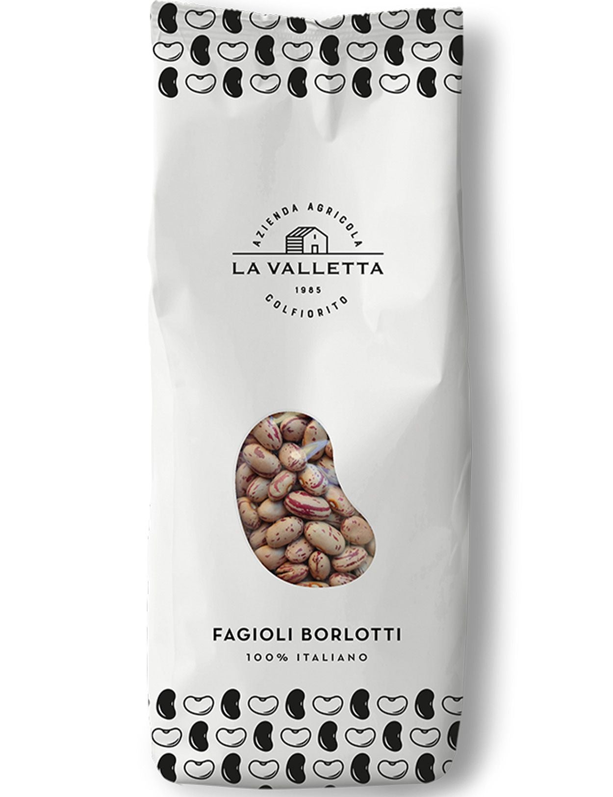 La Valletta Borlotti Beans 400 gr/14.1oz (400gr) - 12 Units
