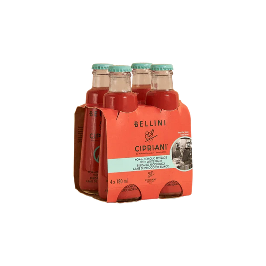 Cipriani Bellini Cocktail Mix Glass 6 X 4-Pack X 6.9oz (180ml) 24 Units