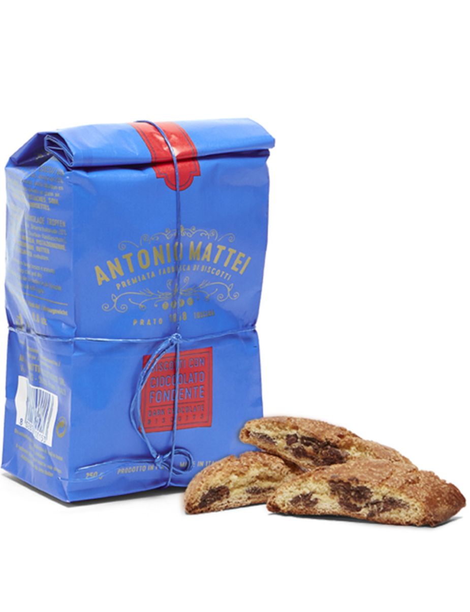 Antonio Mattei Dark Chocolate Cantuccini 8.8oz (250gr) - 12 Units