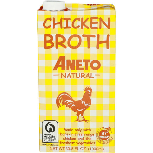 Aneto Chicken Broth 33.83 fl oz (1 lt) 6 Units