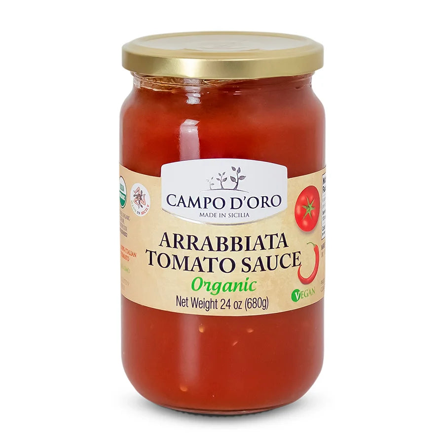 Campo D’oro Arrabiata Tomato Sauce 24oz (680gr) 6 Units