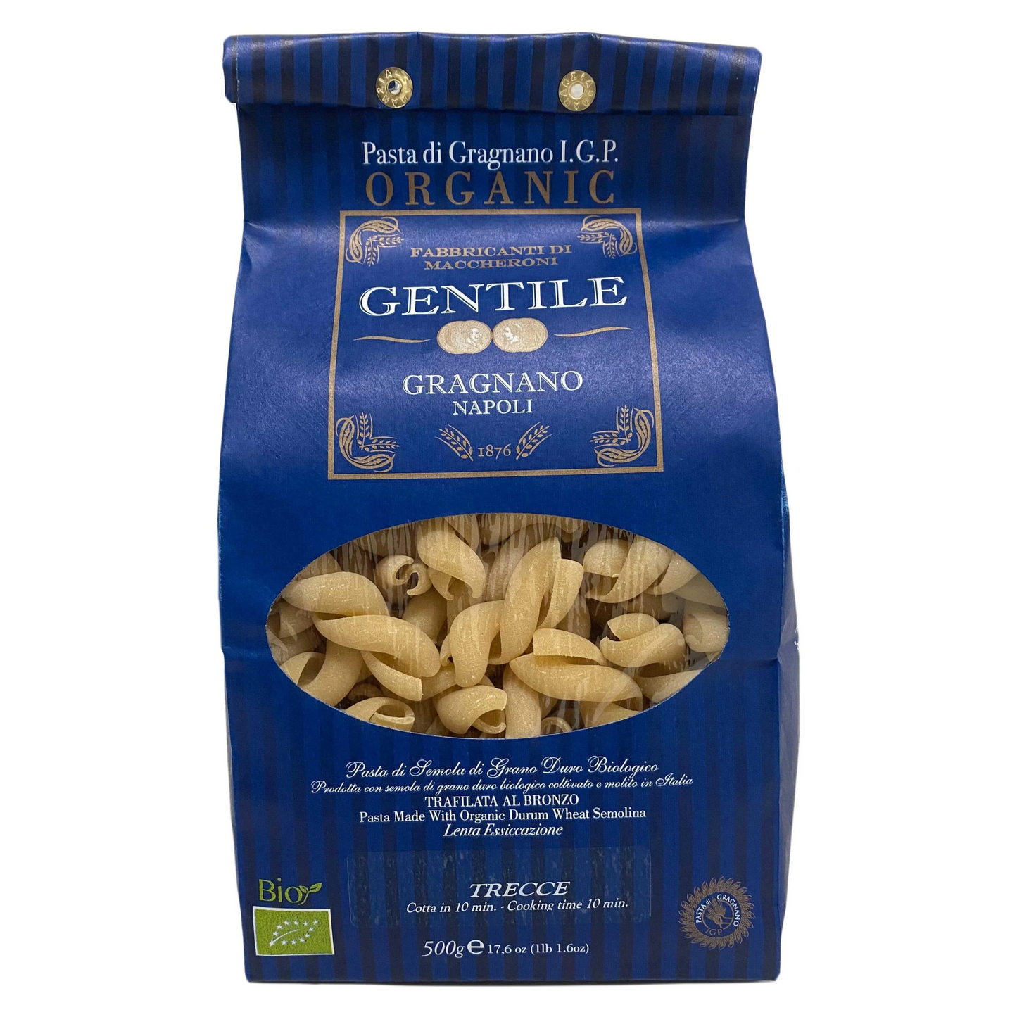 Pastificio Gentile Gragnano Pasta I.G.P. 500gr (1.1 Lbs) 12 Units