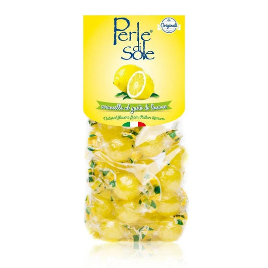 Perle di Sole Lemon Flavored Hard Candies 7.05 oz (200 g) 24 Units