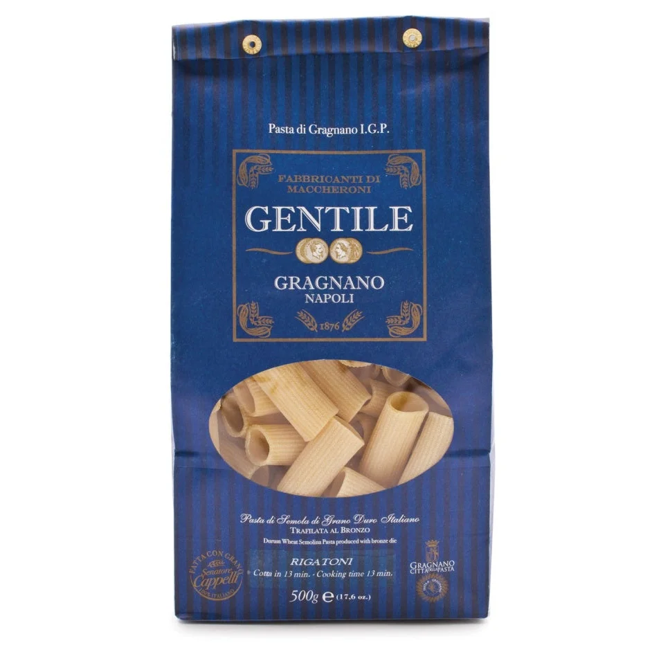 Pastificio Gentile Gragnano Pasta I.G.P. 500gr (1.1 Lbs) 12 Units