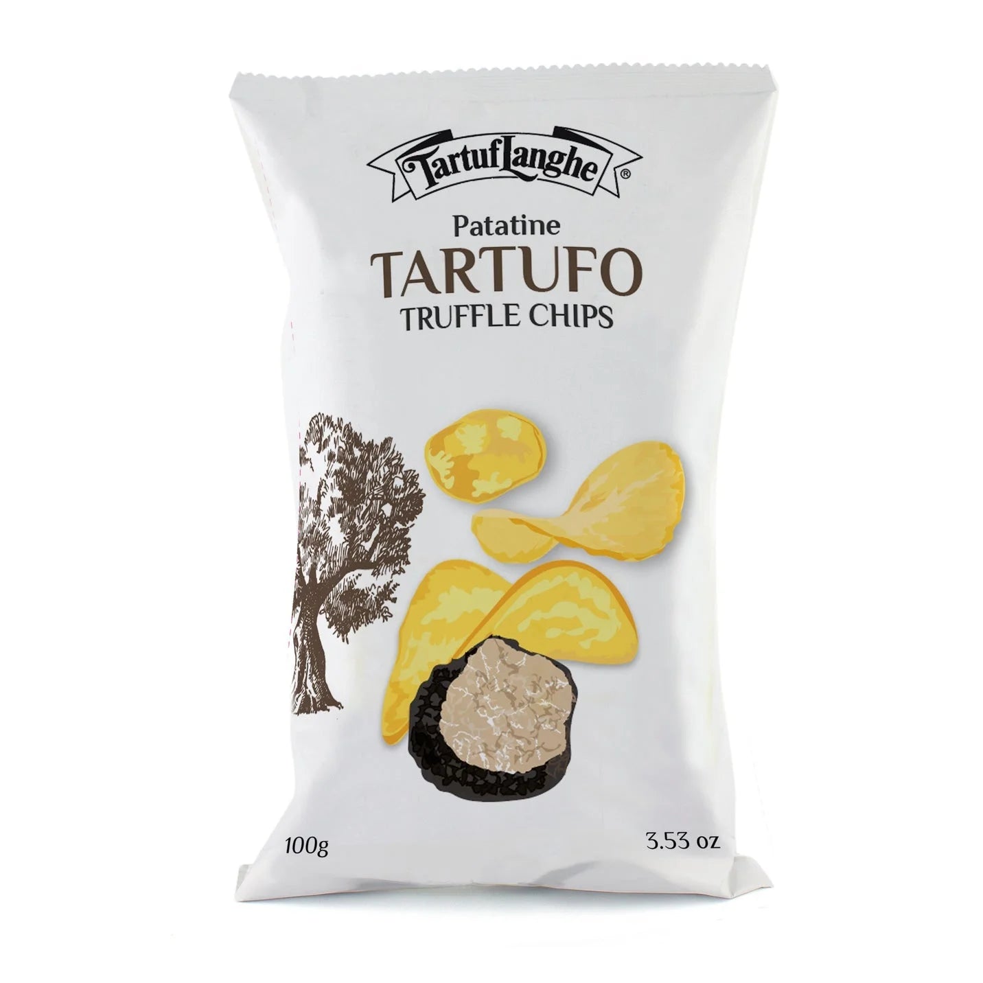 Tartuflanghe Black Truffle Chips 3.53oz (100g) 9 Units