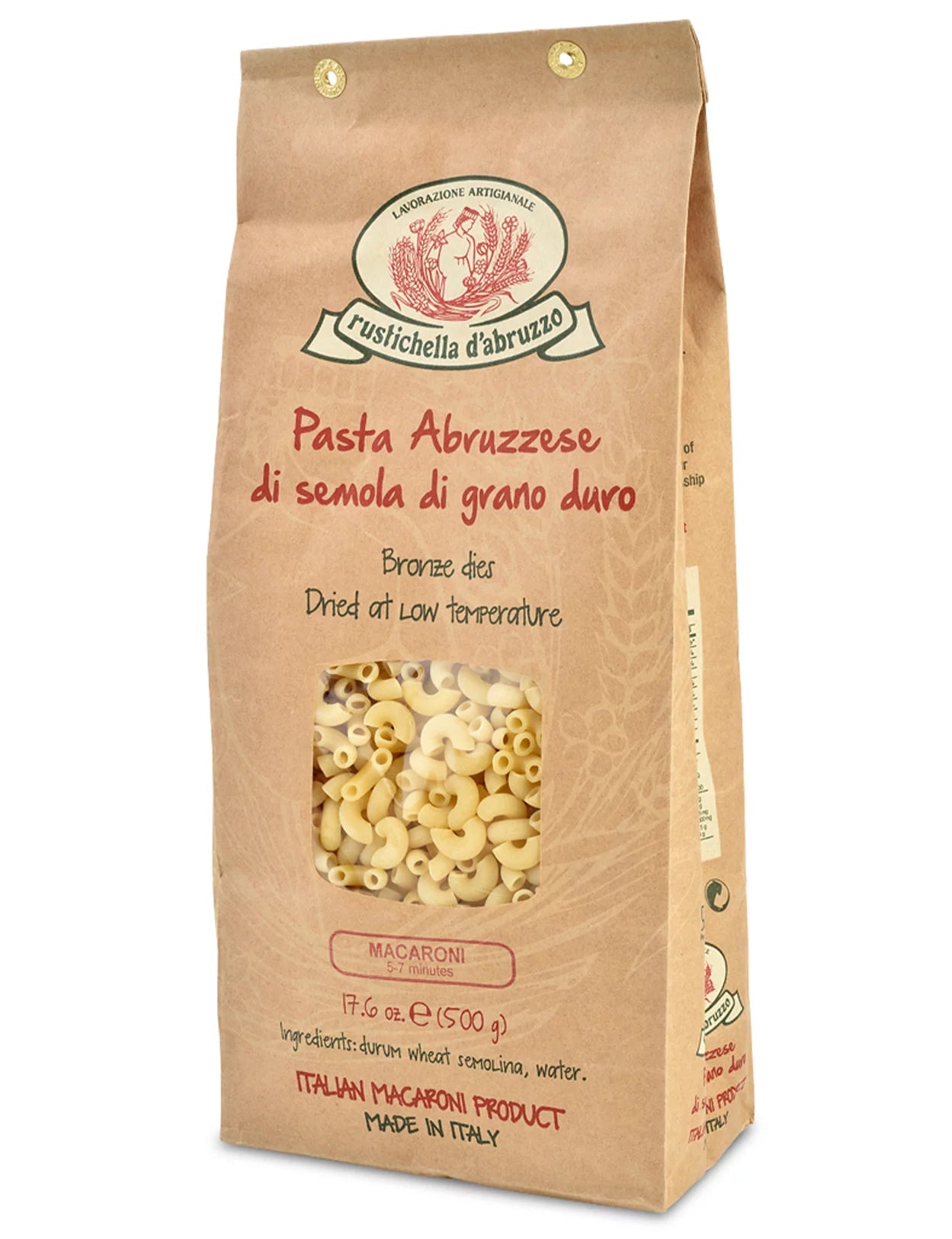Rustichella Macaroni 17.6oz 12 Units