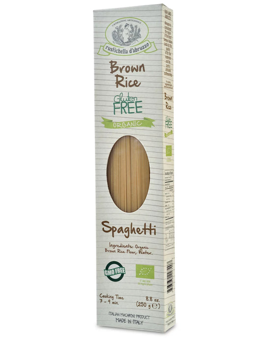 Rustichella Organic Brown Rice Spaghetti 8.8oz 12 Units
