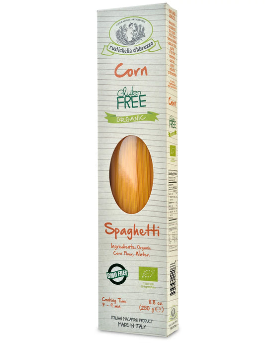 Rustichella Organic Corn Spaghetti 8.8oz 12 Units