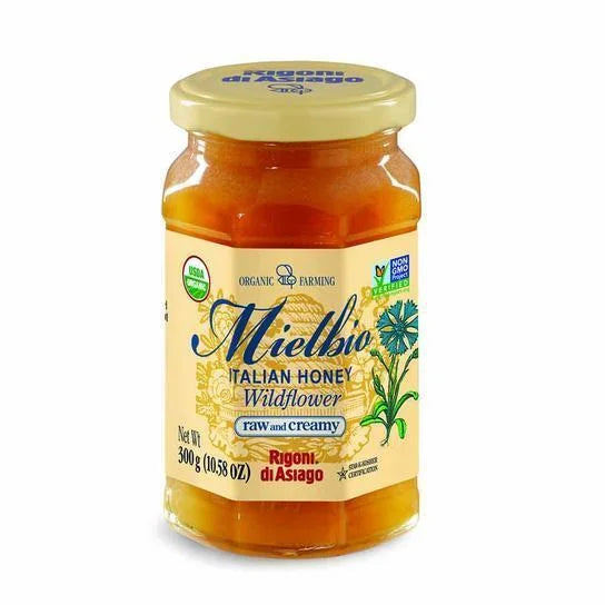 Rigoni di Asiago MielBio Organic Wildflower Honey  10.5oz (298gr) 6 Units