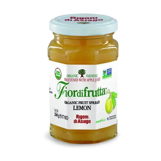 Rigoni di Asiago Fior di Frutta Lemon Fruit Spread - 9.17 oz (260gr) 6 Units