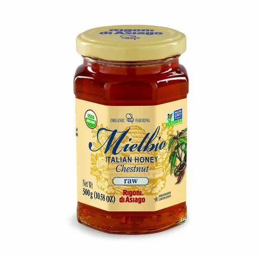 Rigoni di Asiago MielBio Organic Chestnut Honey  10.5oz (298gr) 6 Units