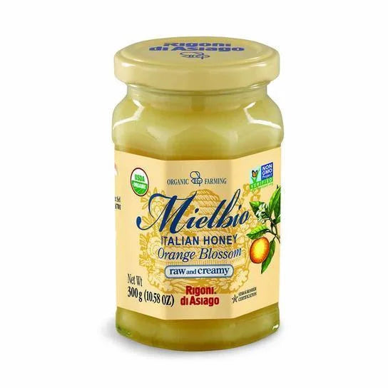 Rigoni di Asiago MielBio Organic Italian Orange Blossom  Honey  10.5oz (298gr) 6 Units