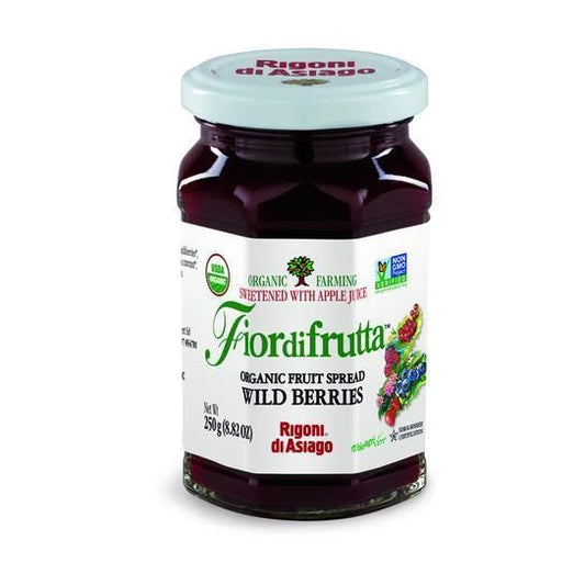 Rigoni di Asiago Fior di Frutta Wild Berries Fruit Spread  8.8oz (250gr) 6 Units