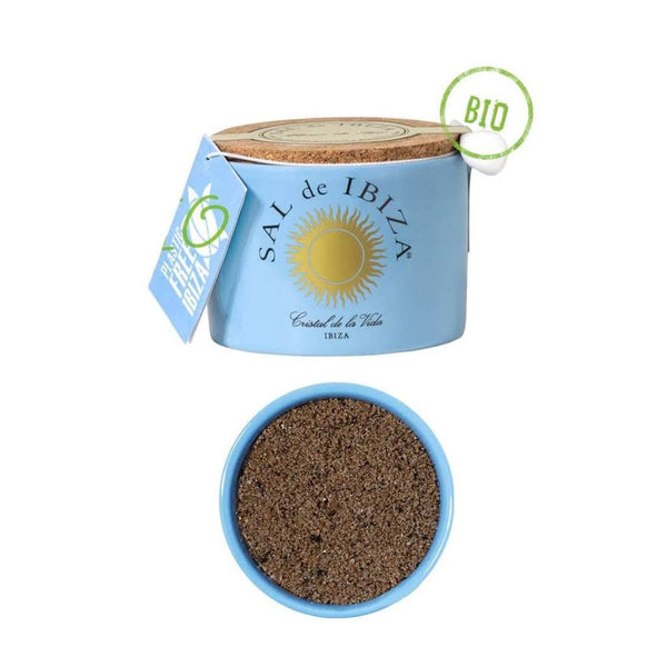 Sal de Ibiza Black Garlic Ceramic Pot – 5.29 oz (150 g) 6 Units