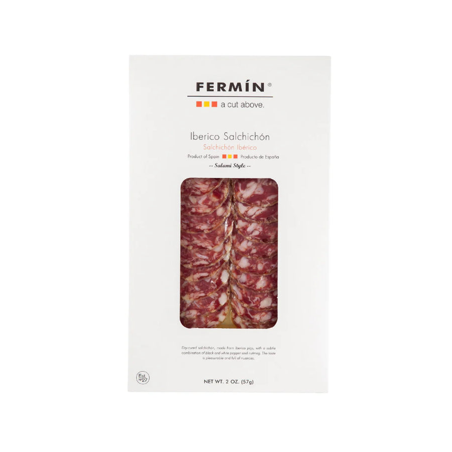 Fermin Ibérico Grain-Fed Salchichón Pre-Sliced 2 oz 15 Units