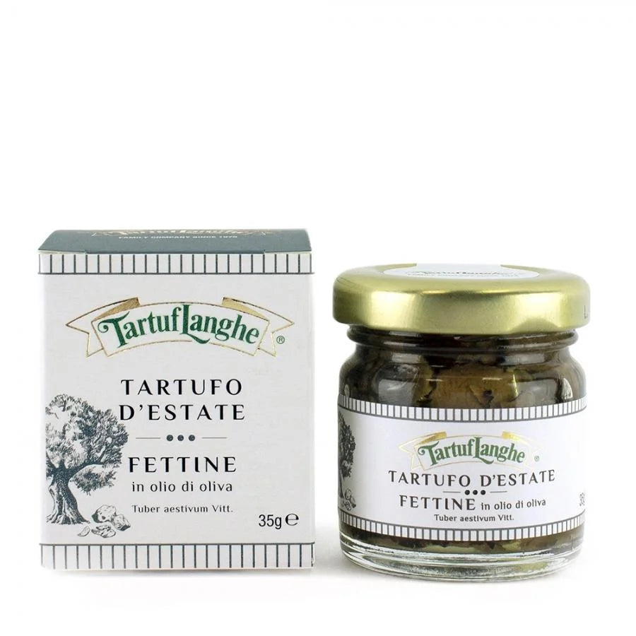 Tartuflanghe Summer Truffle Slices in Olive Oil 1.23oz (35g) 12 Units