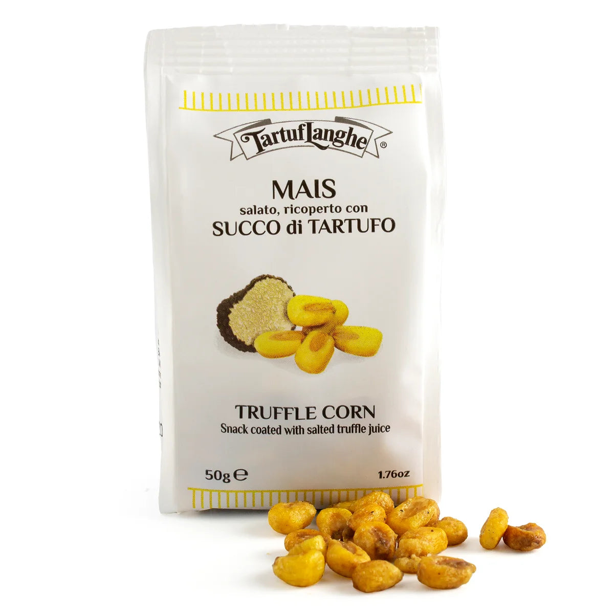 Tartuflanghe Corn Coated with Truffle 1.76oz (50g) 7 Units