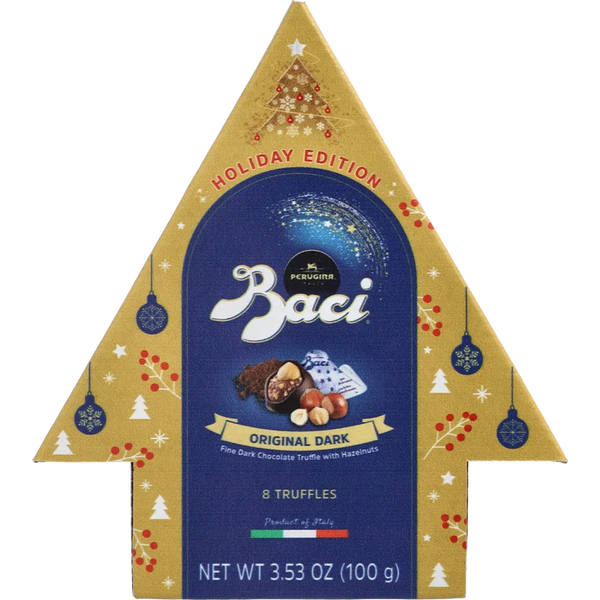 Baci Perugina Dark Christmas Tree 8pc 3.53oz 6 Units
